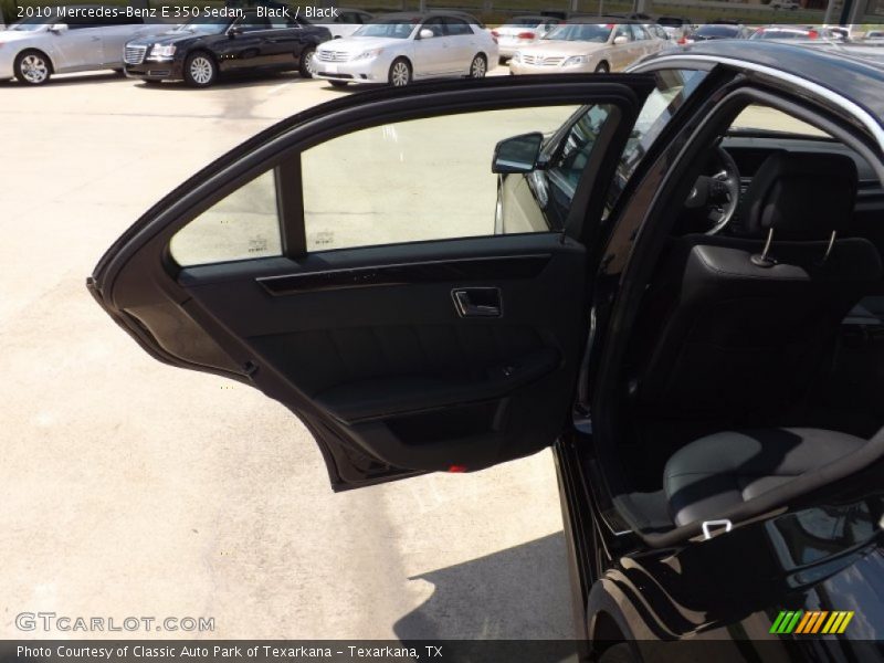 Black / Black 2010 Mercedes-Benz E 350 Sedan