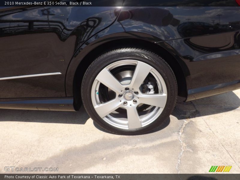Black / Black 2010 Mercedes-Benz E 350 Sedan