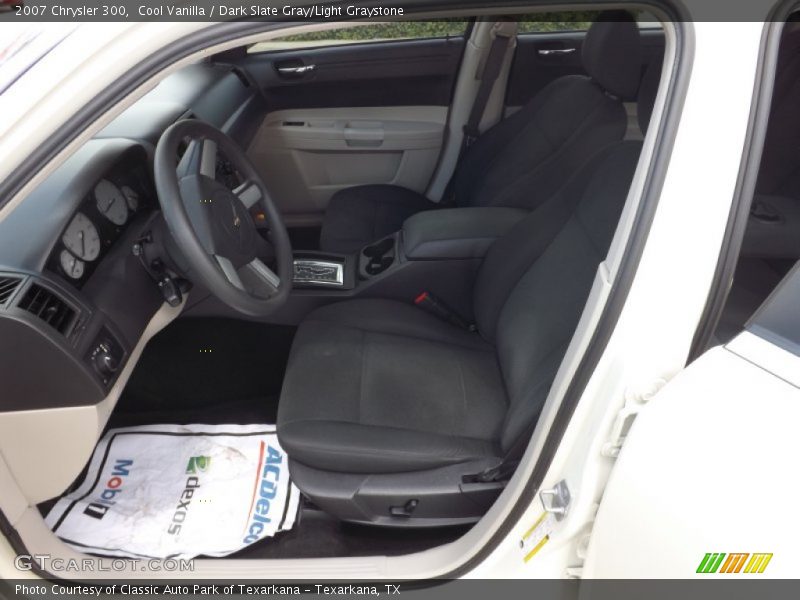 Cool Vanilla / Dark Slate Gray/Light Graystone 2007 Chrysler 300