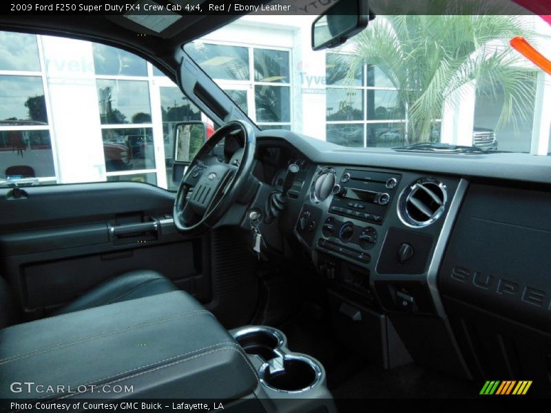 Red / Ebony Leather 2009 Ford F250 Super Duty FX4 Crew Cab 4x4