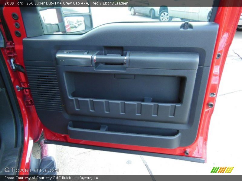 Red / Ebony Leather 2009 Ford F250 Super Duty FX4 Crew Cab 4x4