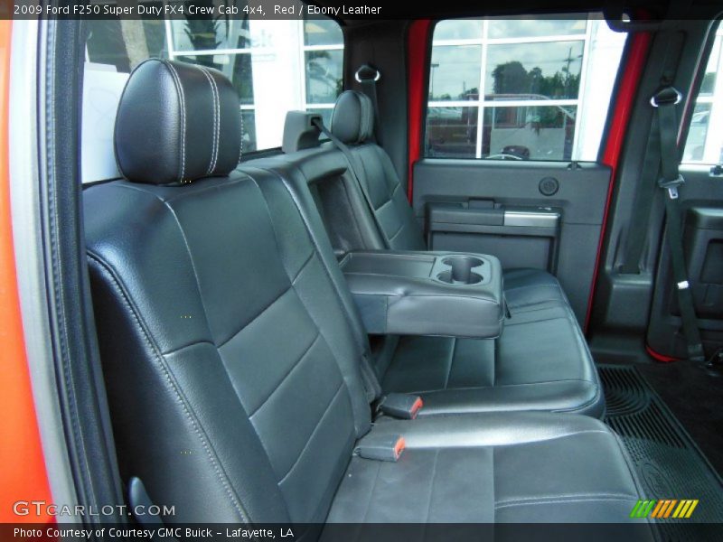 Red / Ebony Leather 2009 Ford F250 Super Duty FX4 Crew Cab 4x4