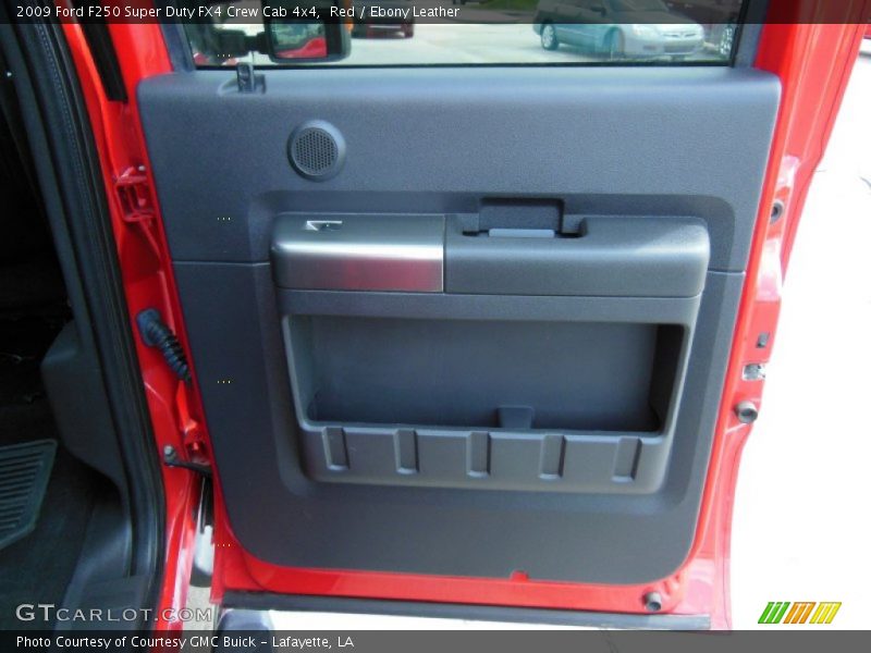 Red / Ebony Leather 2009 Ford F250 Super Duty FX4 Crew Cab 4x4