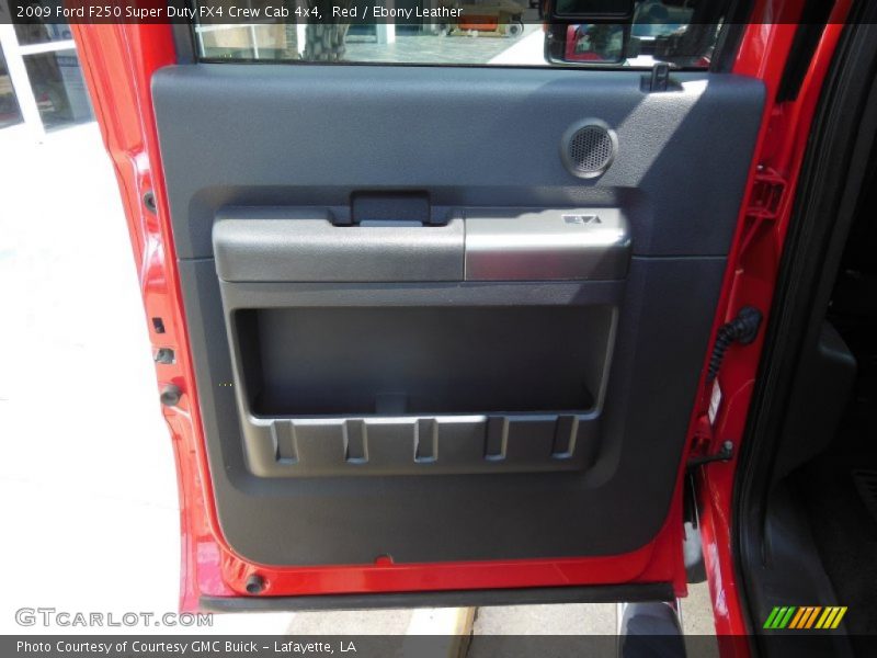 Red / Ebony Leather 2009 Ford F250 Super Duty FX4 Crew Cab 4x4