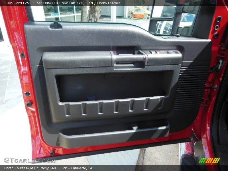 Red / Ebony Leather 2009 Ford F250 Super Duty FX4 Crew Cab 4x4