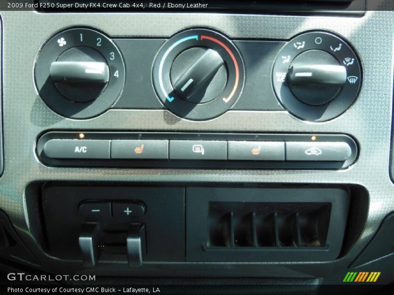 Red / Ebony Leather 2009 Ford F250 Super Duty FX4 Crew Cab 4x4