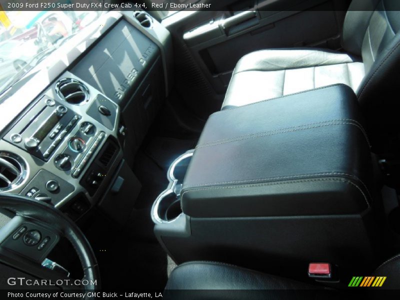 Red / Ebony Leather 2009 Ford F250 Super Duty FX4 Crew Cab 4x4