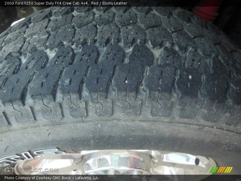 Red / Ebony Leather 2009 Ford F250 Super Duty FX4 Crew Cab 4x4