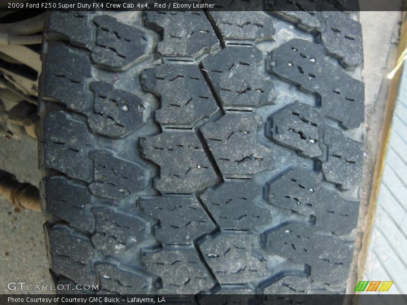 Red / Ebony Leather 2009 Ford F250 Super Duty FX4 Crew Cab 4x4