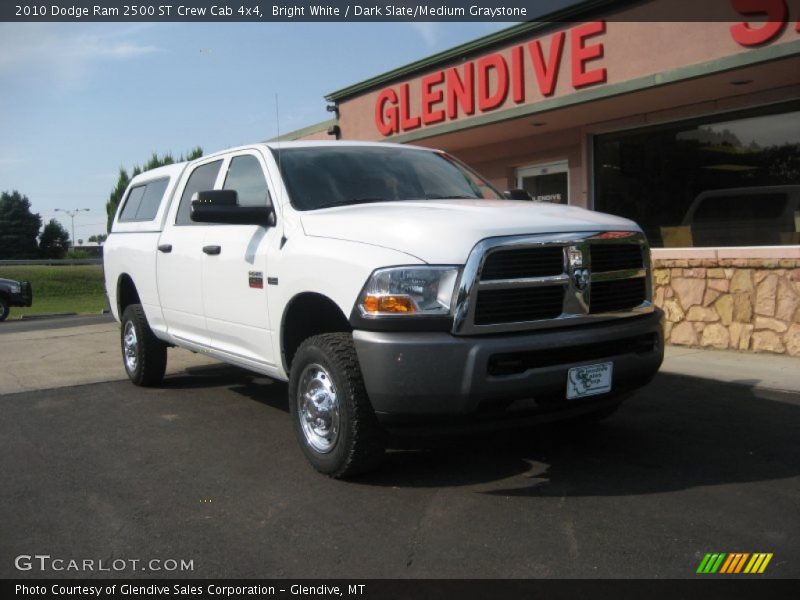 Bright White / Dark Slate/Medium Graystone 2010 Dodge Ram 2500 ST Crew Cab 4x4