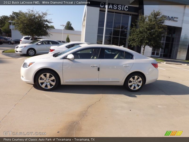 White Diamond Tricoat / Cashmere 2012 Buick LaCrosse FWD