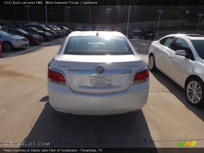 White Diamond Tricoat / Cashmere 2012 Buick LaCrosse FWD