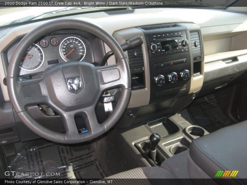 Bright White / Dark Slate/Medium Graystone 2010 Dodge Ram 2500 ST Crew Cab 4x4