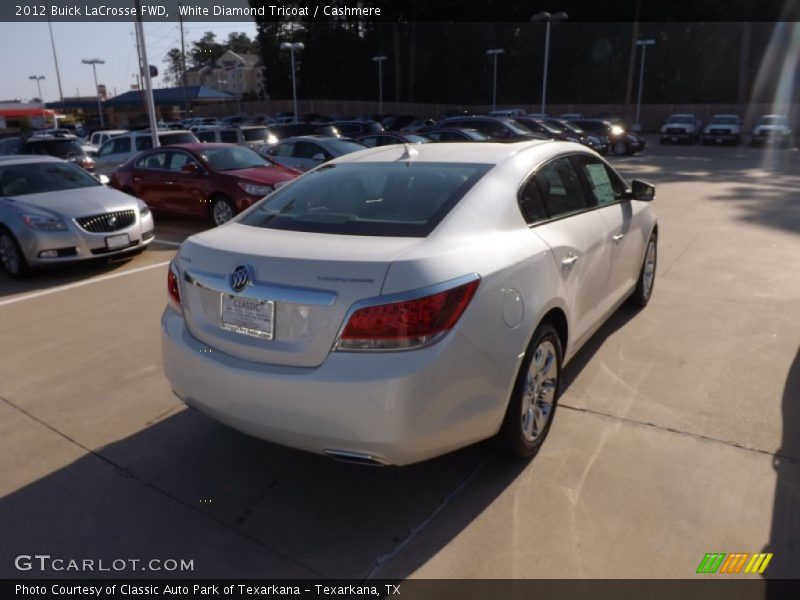 White Diamond Tricoat / Cashmere 2012 Buick LaCrosse FWD