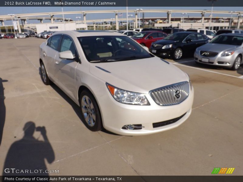 White Diamond Tricoat / Cashmere 2012 Buick LaCrosse FWD