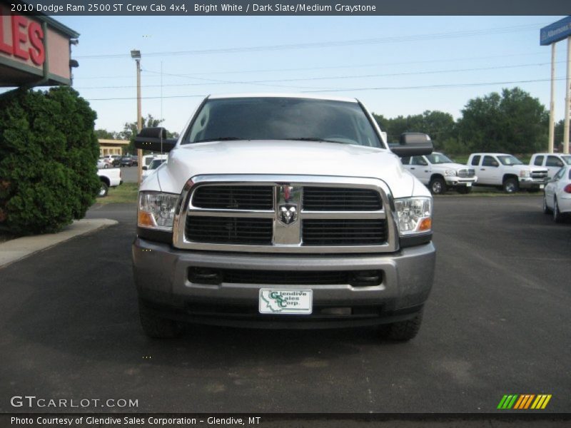 Bright White / Dark Slate/Medium Graystone 2010 Dodge Ram 2500 ST Crew Cab 4x4