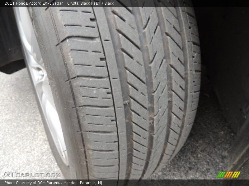 Crystal Black Pearl / Black 2011 Honda Accord EX-L Sedan