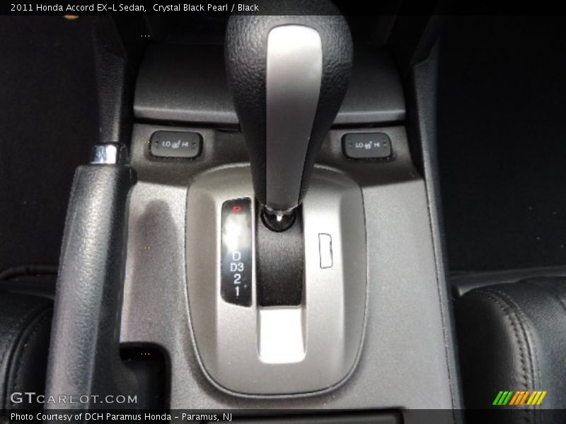 Crystal Black Pearl / Black 2011 Honda Accord EX-L Sedan