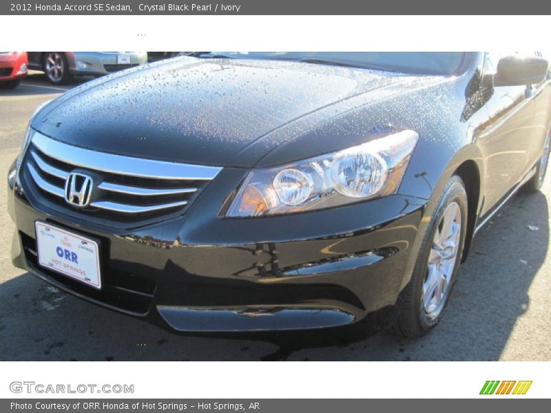 Crystal Black Pearl / Ivory 2012 Honda Accord SE Sedan