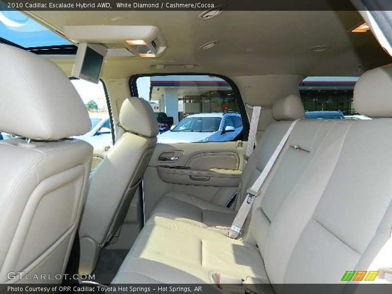 White Diamond / Cashmere/Cocoa 2010 Cadillac Escalade Hybrid AWD