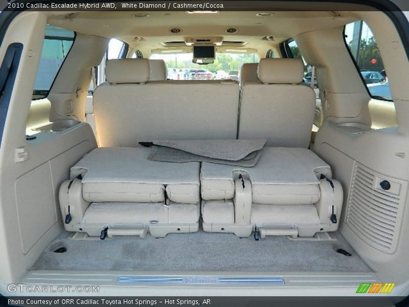 White Diamond / Cashmere/Cocoa 2010 Cadillac Escalade Hybrid AWD