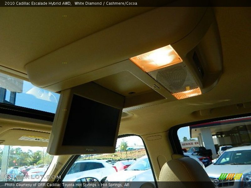 White Diamond / Cashmere/Cocoa 2010 Cadillac Escalade Hybrid AWD