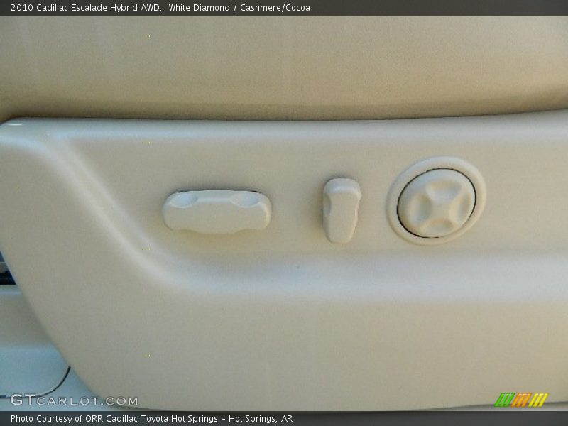 White Diamond / Cashmere/Cocoa 2010 Cadillac Escalade Hybrid AWD