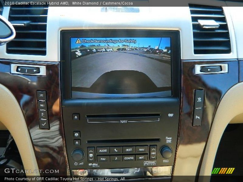White Diamond / Cashmere/Cocoa 2010 Cadillac Escalade Hybrid AWD