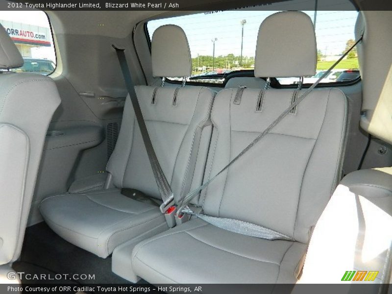 Blizzard White Pearl / Ash 2012 Toyota Highlander Limited