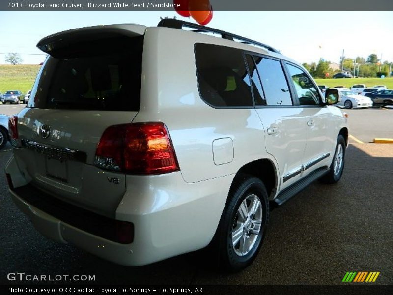 Blizzard White Pearl / Sandstone 2013 Toyota Land Cruiser