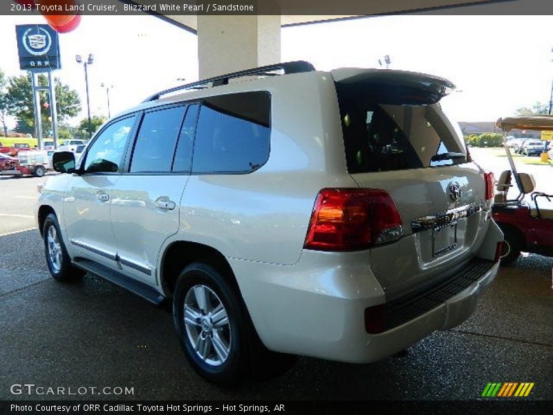 Blizzard White Pearl / Sandstone 2013 Toyota Land Cruiser