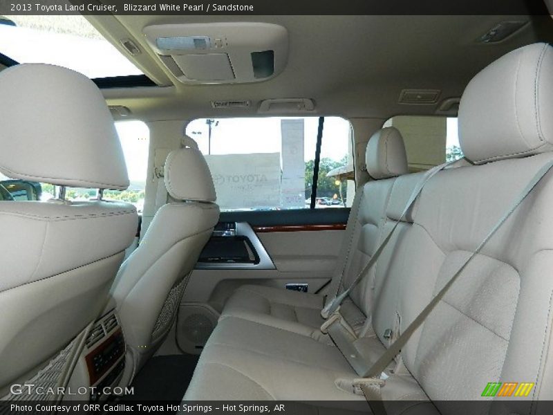 Rear Seat of 2013 Land Cruiser 