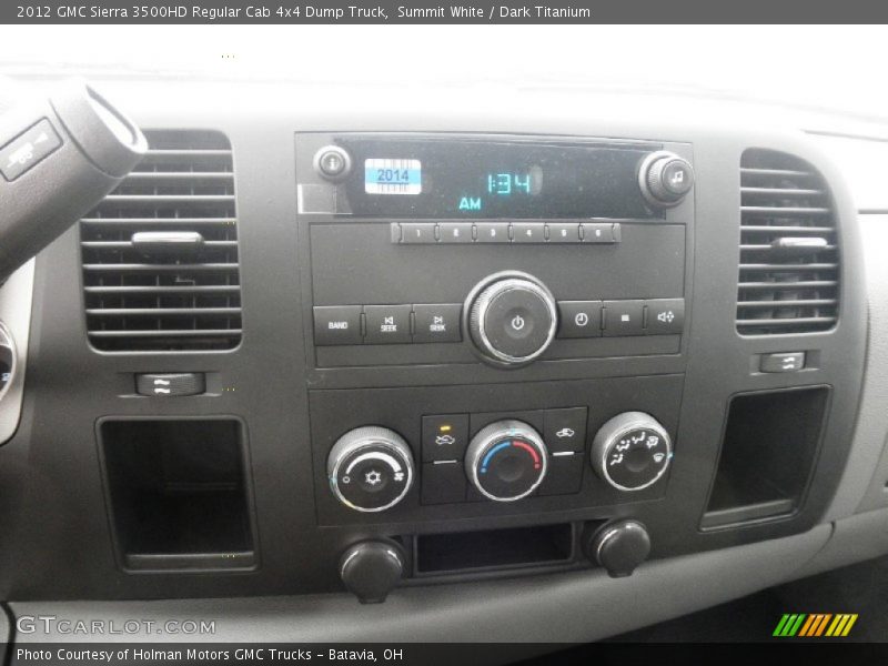 Summit White / Dark Titanium 2012 GMC Sierra 3500HD Regular Cab 4x4 Dump Truck