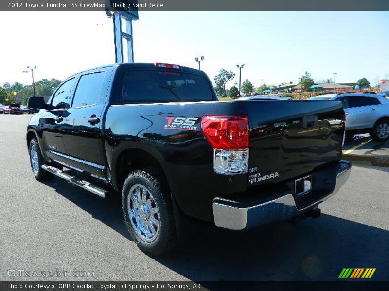 Black / Sand Beige 2012 Toyota Tundra TSS CrewMax