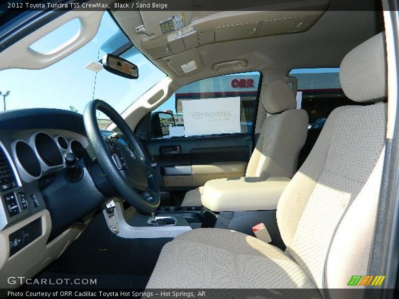 Black / Sand Beige 2012 Toyota Tundra TSS CrewMax