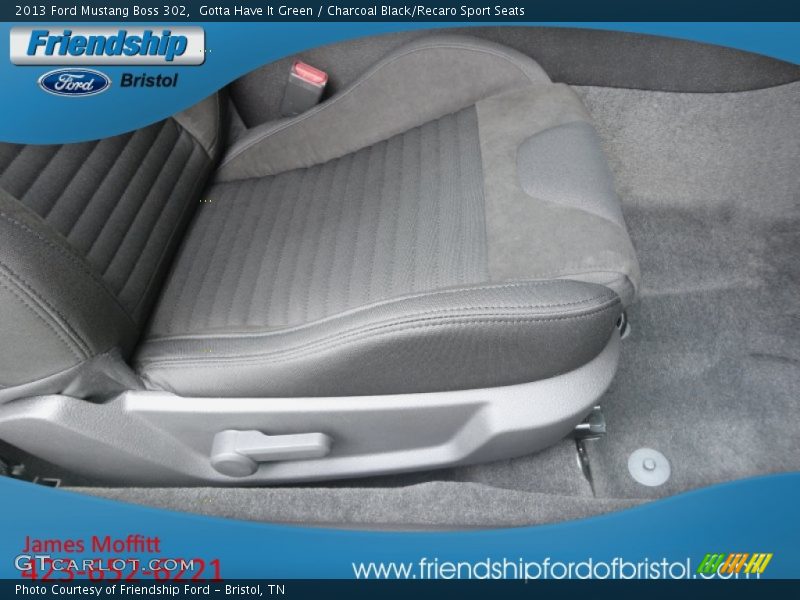 Gotta Have It Green / Charcoal Black/Recaro Sport Seats 2013 Ford Mustang Boss 302