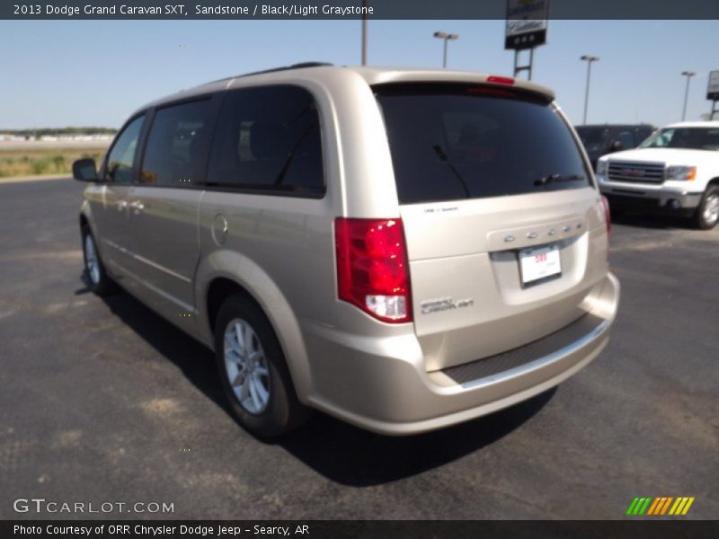 Sandstone / Black/Light Graystone 2013 Dodge Grand Caravan SXT