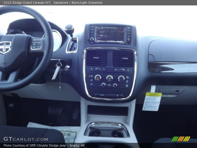 Sandstone / Black/Light Graystone 2013 Dodge Grand Caravan SXT