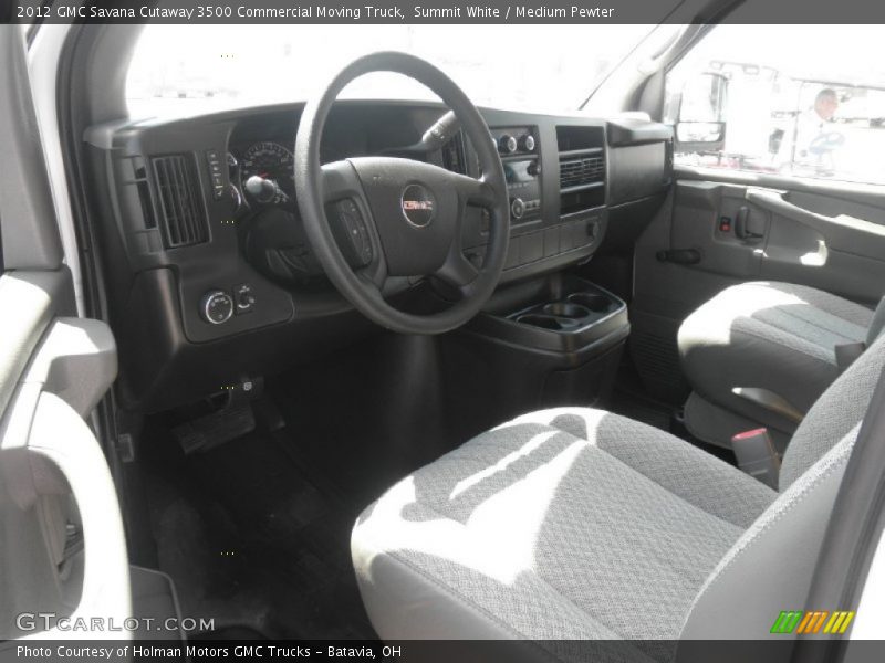 Summit White / Medium Pewter 2012 GMC Savana Cutaway 3500 Commercial Moving Truck
