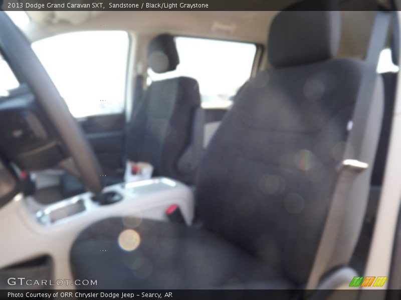 Sandstone / Black/Light Graystone 2013 Dodge Grand Caravan SXT