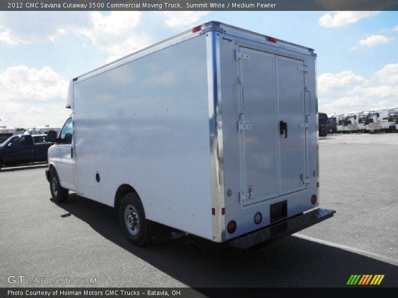Summit White / Medium Pewter 2012 GMC Savana Cutaway 3500 Commercial Moving Truck