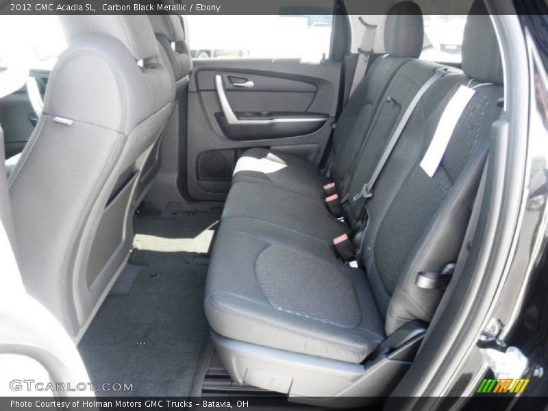 Carbon Black Metallic / Ebony 2012 GMC Acadia SL