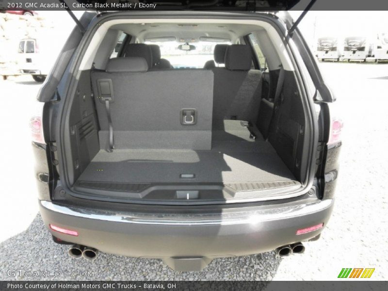 Carbon Black Metallic / Ebony 2012 GMC Acadia SL