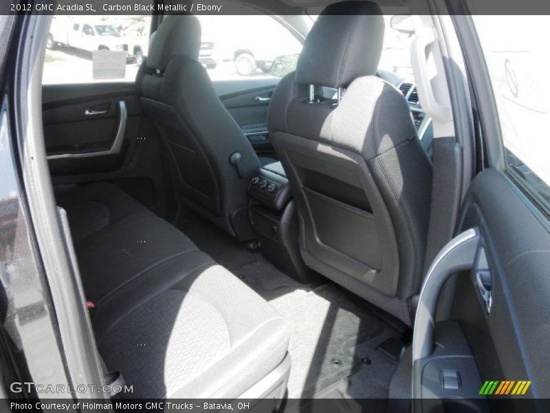 Carbon Black Metallic / Ebony 2012 GMC Acadia SL