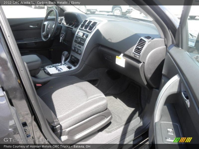 Carbon Black Metallic / Ebony 2012 GMC Acadia SL