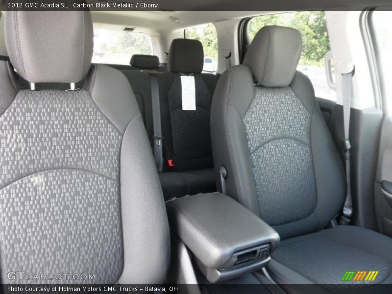 Carbon Black Metallic / Ebony 2012 GMC Acadia SL
