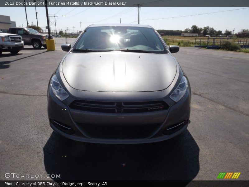 Tungsten Metallic / Black/Light Diesel Gray 2013 Dodge Dart SXT