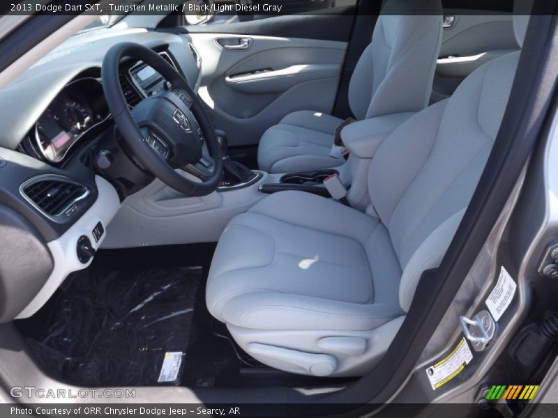Front Seat of 2013 Dart SXT