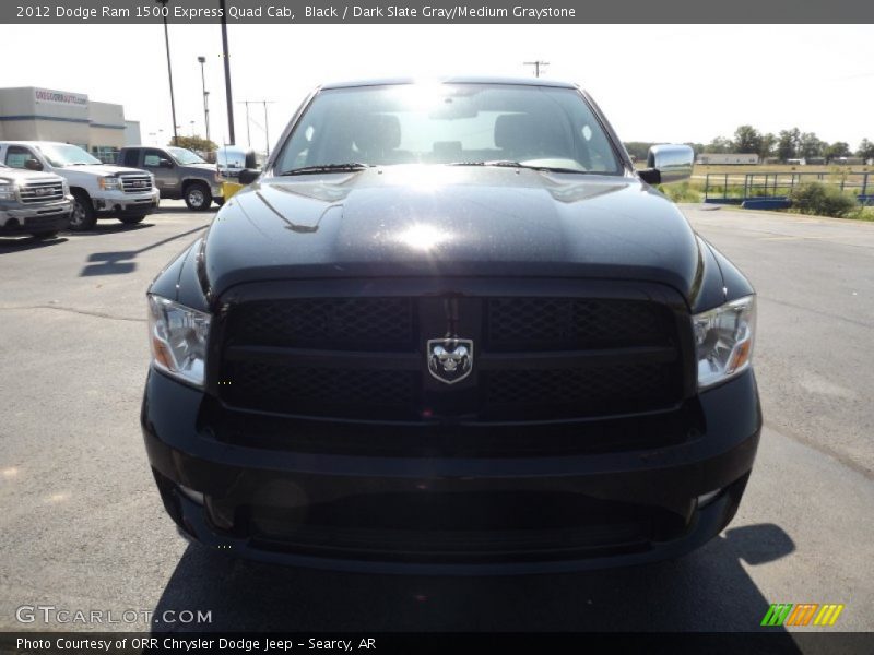 Black / Dark Slate Gray/Medium Graystone 2012 Dodge Ram 1500 Express Quad Cab