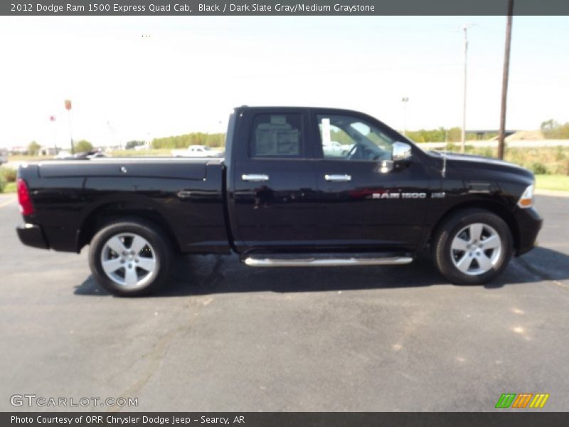 Black / Dark Slate Gray/Medium Graystone 2012 Dodge Ram 1500 Express Quad Cab